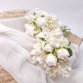 Dried-look Rose Hydrangea Bouquet Mix 33cmH x 18cmW